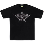 A Bathing Ape 1st Camo Twin Sta Nyc Tee черный серый