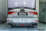 Карбоновый диффузор для AUDI RS3 2018-2020 B9 Ауди
