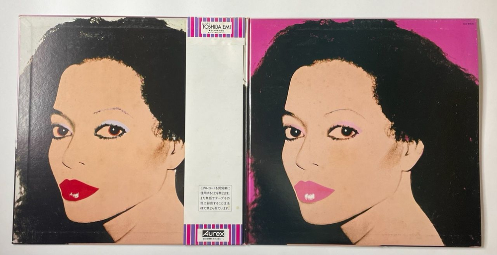 Винтажная виниловая пластинка LP Diana Ross Silk Electric (Japan 1982) (Obi)