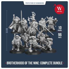 Комплект миниатюр Brotherhood of Nine: Complete Bundle