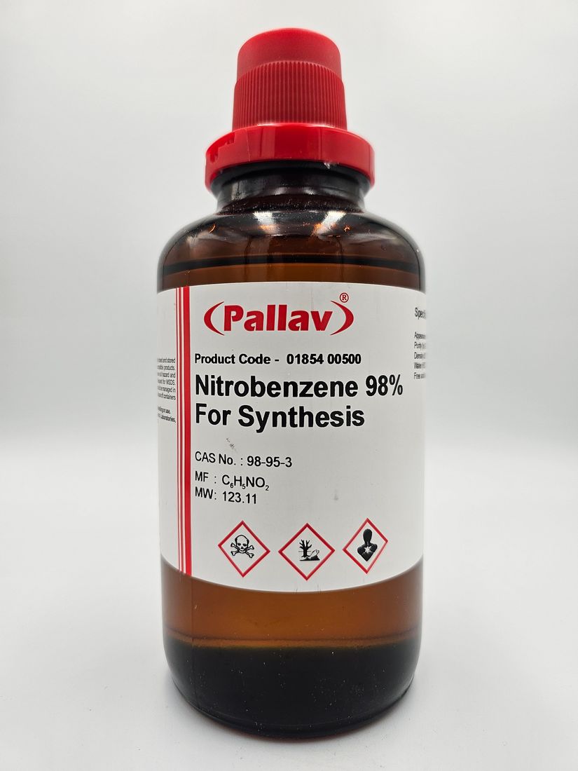 Нитробензол для синтеза C6H5NO2 98% - Pallav Chemicals - CAS 98-95-3 - 0.6кг