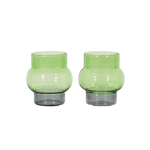 Стакан Bump Short Green set of 2