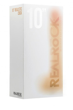 Телесный фаллоимитатор Realistic Cock 10 With Scrotum - 27 см. (Цвет: телесный)