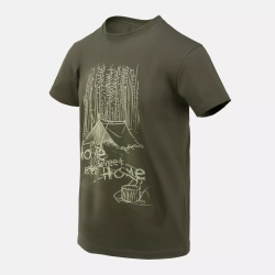 Helikon-Tex Футболка T-shirt Home Sweet Home (Cotton) (Taiga Green)