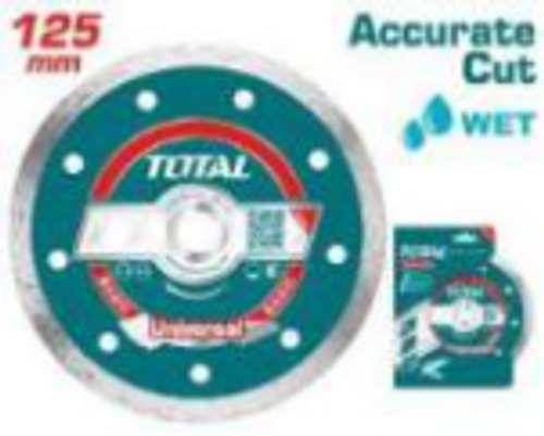 Диск отрезной алмазный по плитке TOTAL 125x22мм TAC2121253