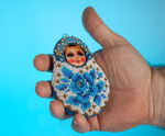 Матрешка Гжель
