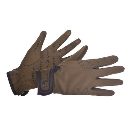 Перчатки мужские "Apex soft", softshell, оливковый /olive, ХСН