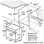 Духовой шкаф Bosch HSG636BS1