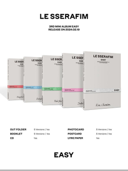 Альбом LE SSERAFIM - EASY 3rd Mini Album COMPACT RANDOM Version