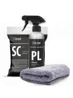 Набор Очиститель пластика Plastic Микрофибра Soft Cloth