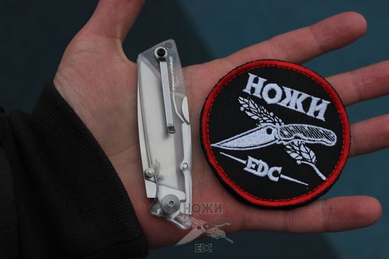 Складной нож Ontario 8798CL Wraith Ice Series Clear c клинком из стали 1.4116 Krupp (X50CrMoV15) рукоять Нейлон