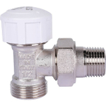 Клапан термостатический угловой STOUT - 1/2" x 3/4"EK (НР/НГ евроконус, PN10, Tmax 100°C)
