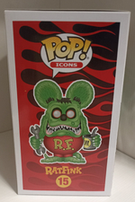 Funko POP! Icons. Rat Fink, Metallic Chrome Green (15)