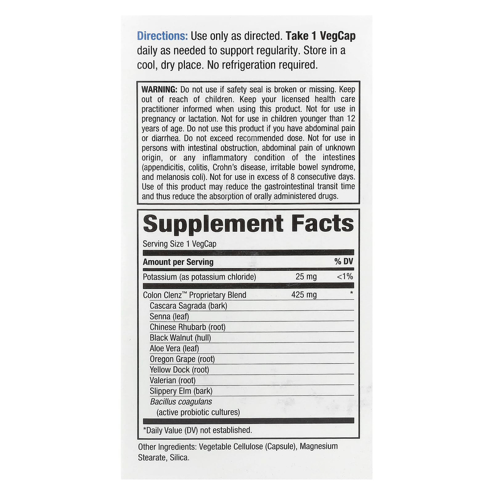 BodyGold, Colon Clenz ™, 75 растительных капсул
