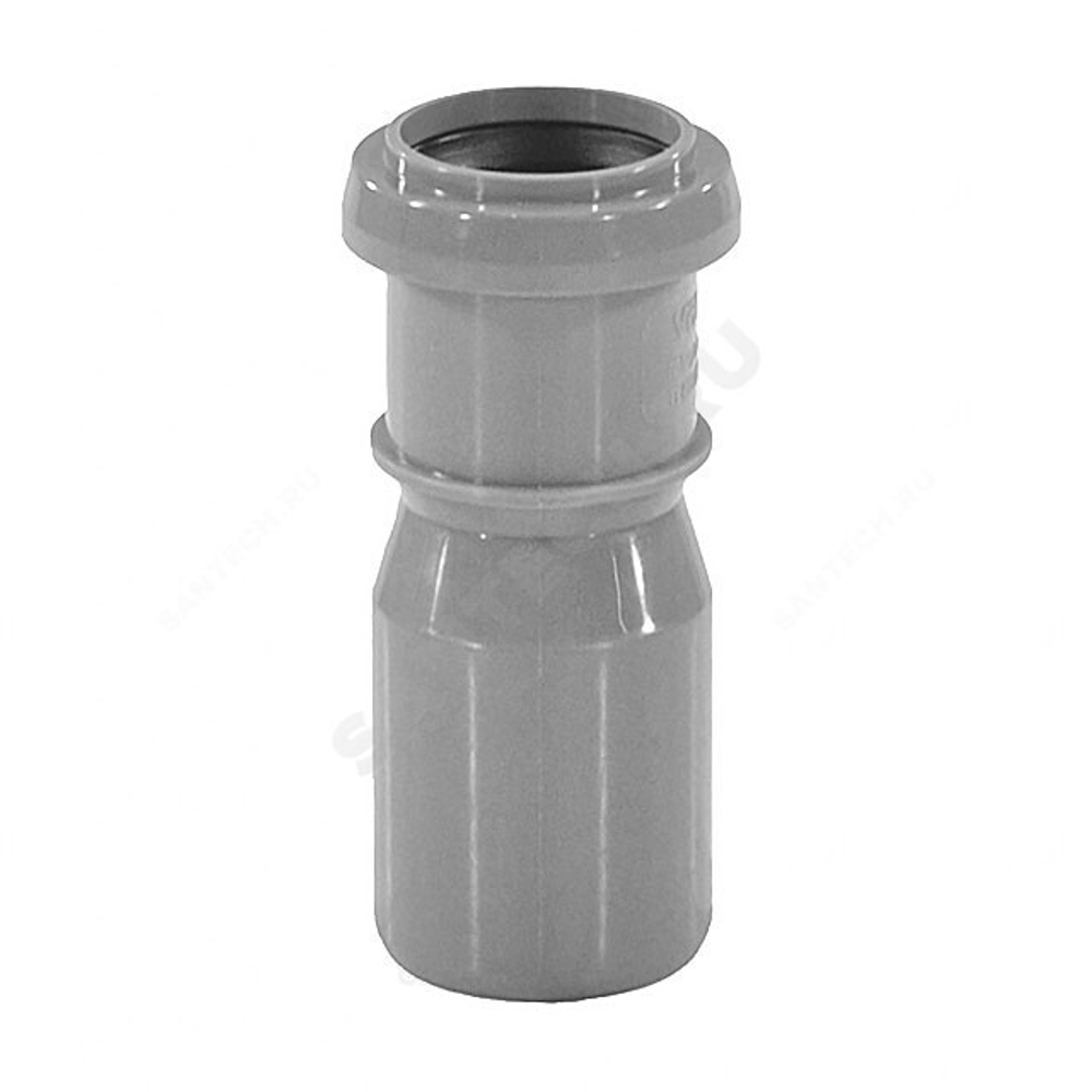 Переход PP-H эксцентрический серый BASE Дн 40х32 б/нап в/к VALFEX 25040032