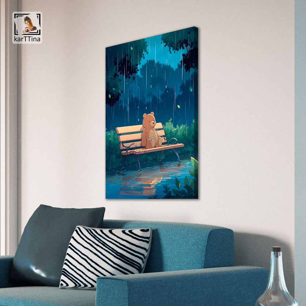 Картина karTTina "ЖУРАВЛИ ЛЕТЯТ", 150 см х 70 см