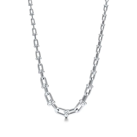 Колье Tiffany HardWear Graduated Link в серебре