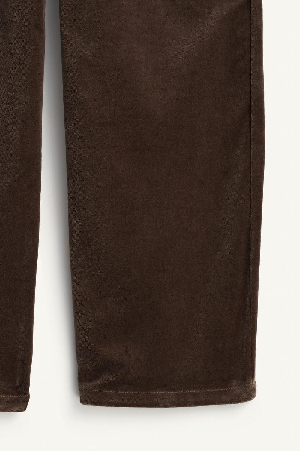 ZARA БАРХАТНЫЕ БРЮКИ — LIMITED EDITION, ТЕМНО-ОЛИВКОВЫЙ