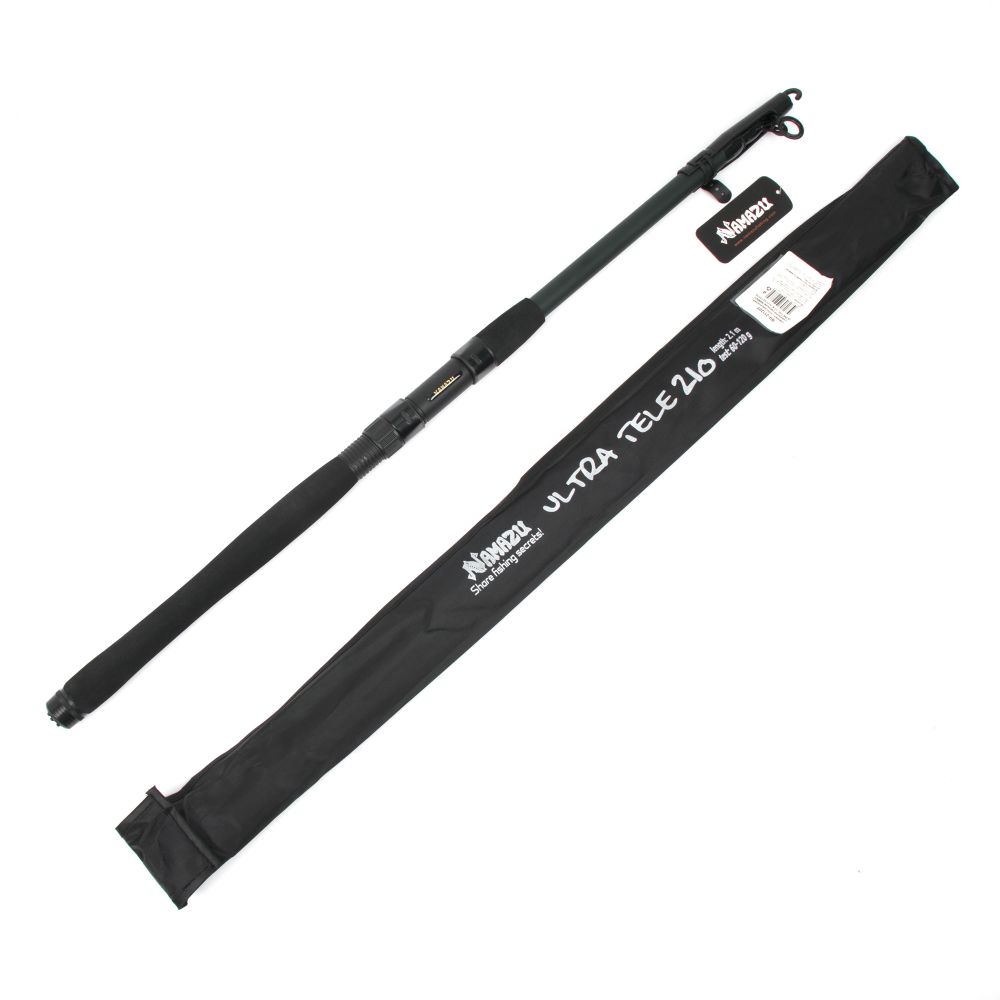 Спиннинг телескопический стеклопластиковый NAMAZU ULTRA Tele, 2,1 м, тест 60-120 гр./50/