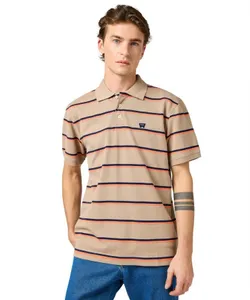Поло мужское WRANGLER STRIPE POLO SHIRT