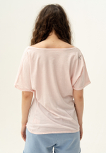 Футболка оверсайз Bowery NYC Slub Lady Pink