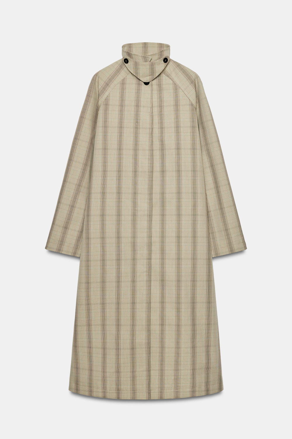 ДЛИННЫЙ ТРЕНЧ В КЛЕТКУ — ZW COLLECTION — ZARA