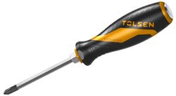 TOLSEN (TT20122) Отвертка крестовая "Gripro", Phillips №1, 100 мм, силовая