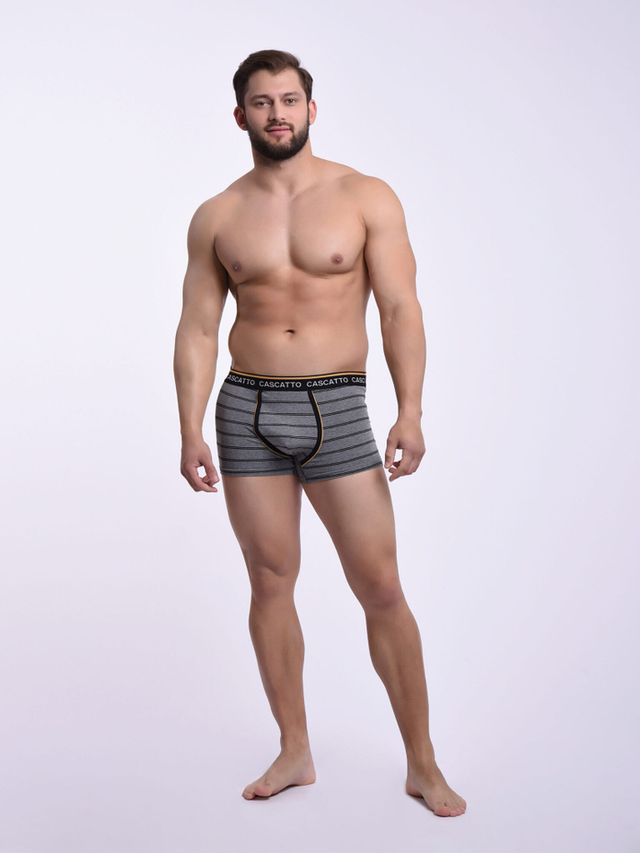 Трусы мужские боксеры в классическую полоску (3 штуки в упаковки в упаковке)