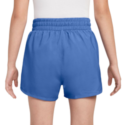 Детские шорты Nike Kids Dri-Fit One High-Waisted Woven Training - comet blue/white