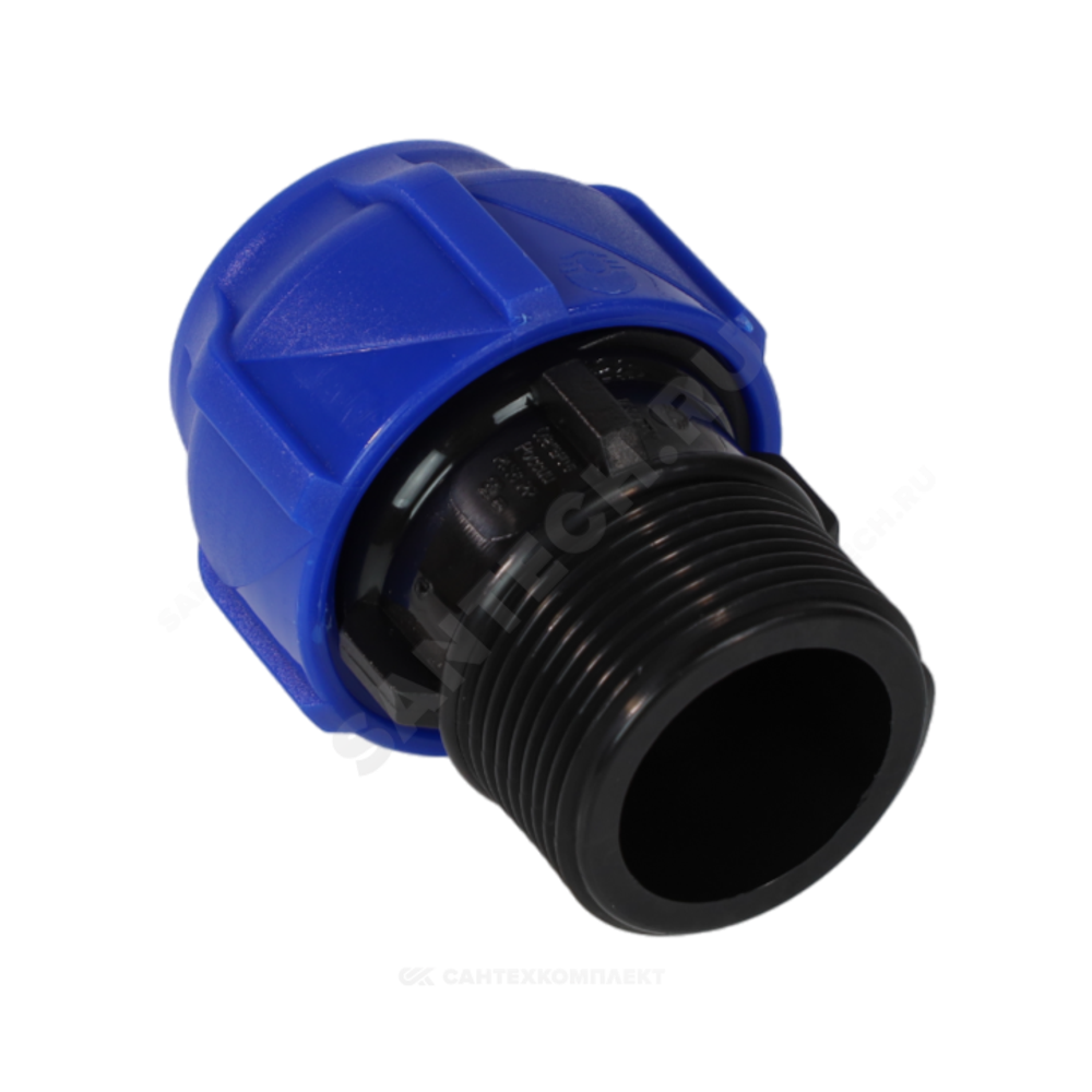 Муфта компрессионная ПЭ Дн 32х1 1/4" НР Ру16 VALFEX 121001132114