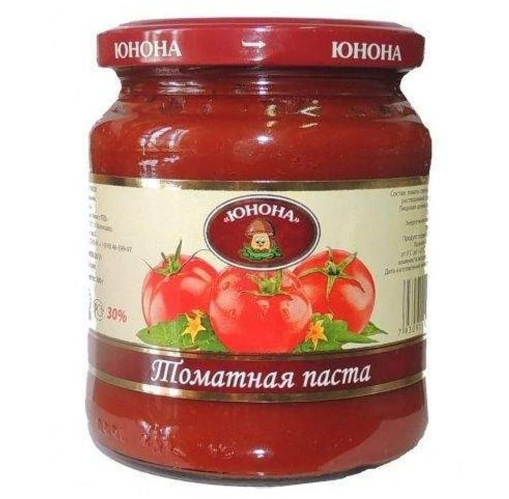 Томатная паста Юнона 25% 280 г.