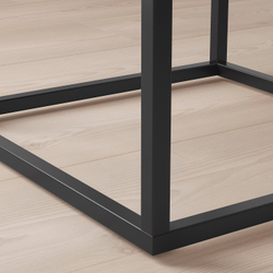 IKEA VIKHAMMER  (ИКЕА ВИКХАММЕР)  -  Столик ночной - чёрный 40х39 см