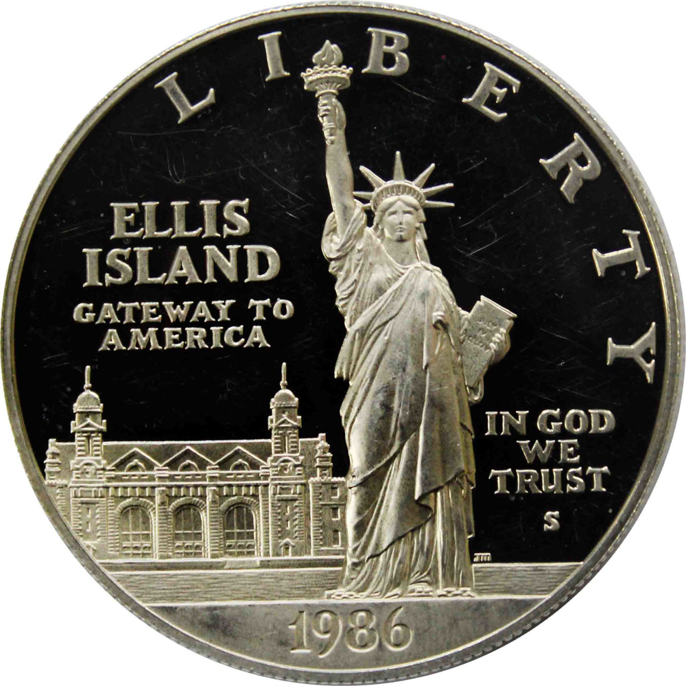 1 доллар США 1986 год S "100 лет Статуе Свободы"