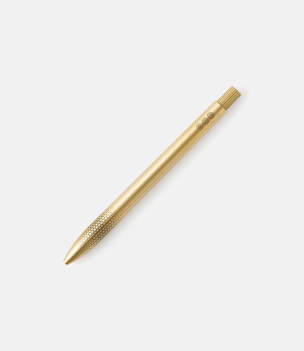 Ajoto Mosaic Grip — ручка-роллер из латуни