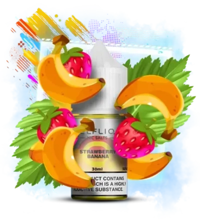 ElfLiq - Strawberry Banana (5% nic, 30ml)