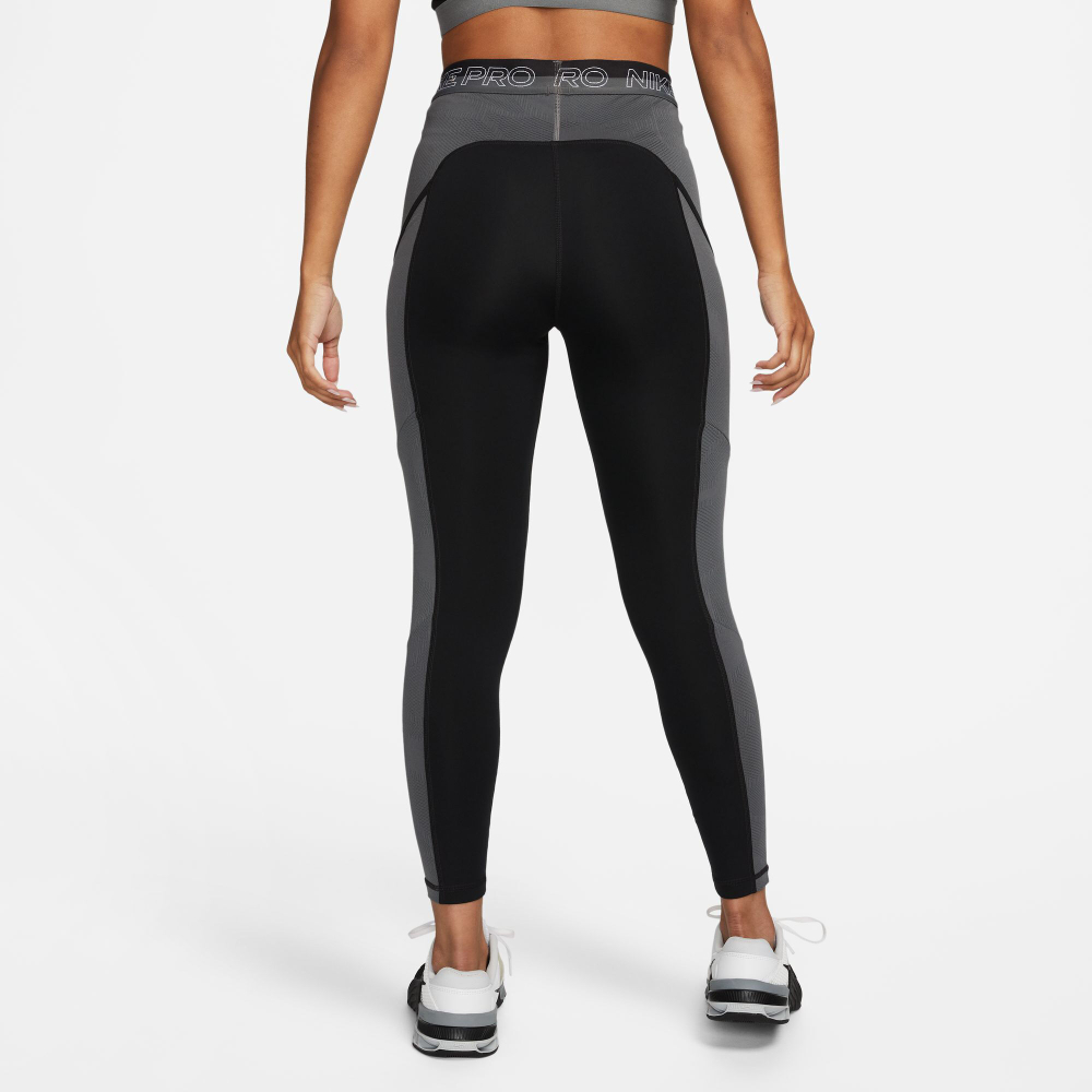 Женские теннисные брюки Nike Dri-Fit Performance Heritage Tight Women - Black, Grey