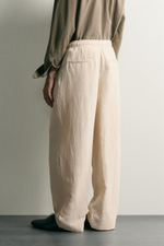 БРЮКИ RELAXED FIT ИЗ ВИСКОЗЫ И ЛЬНА — ZARA