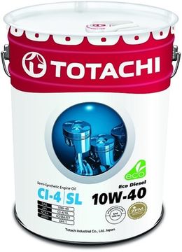 Eco Diesel 10W-40 TOTACHI масло дизельное моторное полусинтетическое (20 Литров)