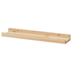 IKEA NORDHÄGG  (ИКЕА НОРДХЭГГ)  -  Полка для фотографий - сосна 45 см