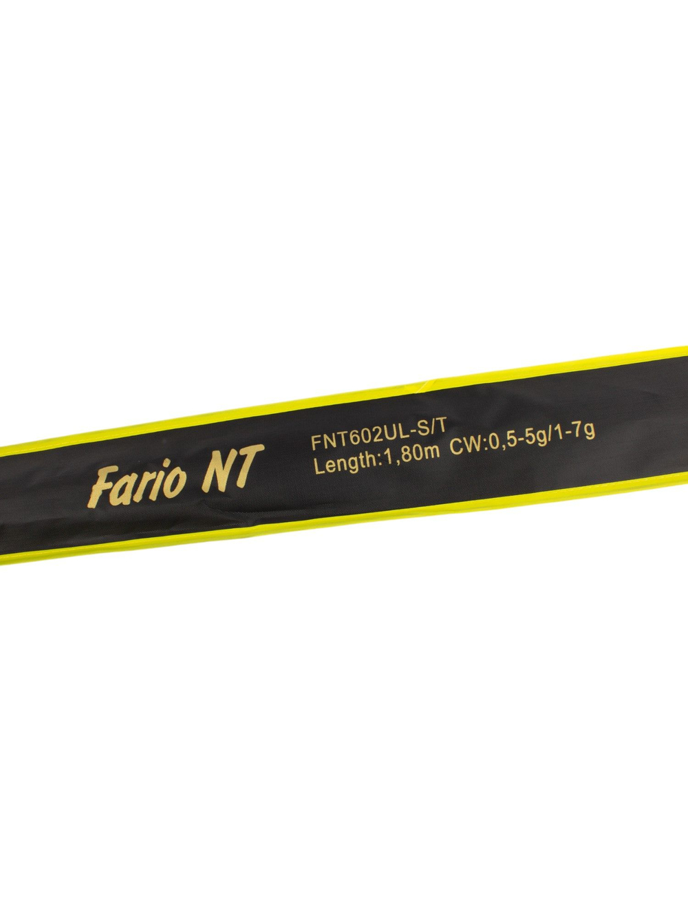 Удилище спиннинговое Fish Crystal Fario NT-2Tips, 2 секции, длина 1.8 м, 2 хлыста (цельн. 0.5-5 г, полая 1-7 г)