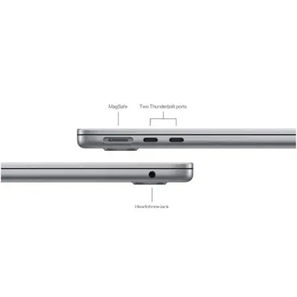 Ноутбук Apple MacBook Air 13" 2024 (Apple M3, RAM 8 ГБ, SSD 256 ГБ), Серый космос