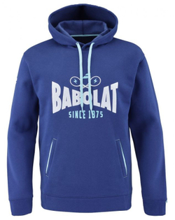 Мужская теннисная толстовка Babolat Exercise Hood Sweat Men - estate blue