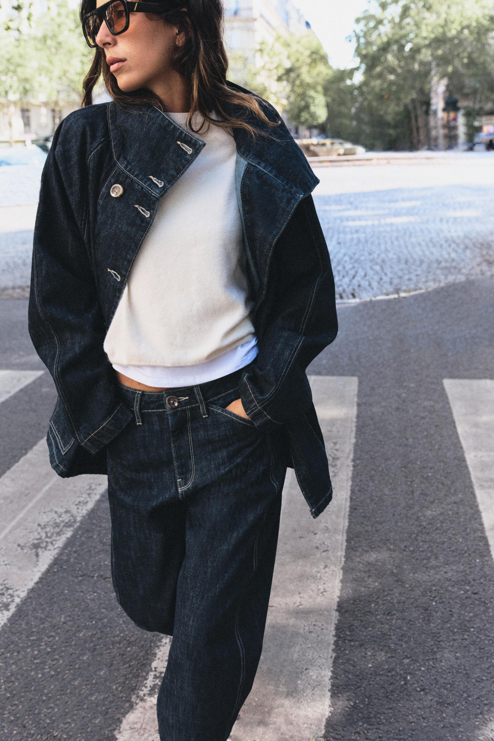 ДЖИНСЫ Z1975 TAPERED: ВЫСОКАЯ ПОСАДКА — ZARA