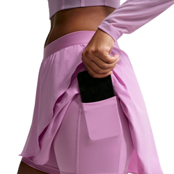 Теннисная юбка Nike Court Paris Slam Dri-Fit High Waisted Tennis - light magenta/light magenta/black