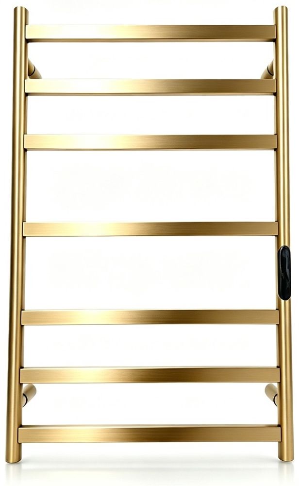 Полотенцесушитель электрический REIN Classic Cube 7-Brushed Gold 800*500 мм