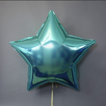 G Шар звезда 36" / 91 см Металлик Бирюзовый / Tiffany (БГ-150)
