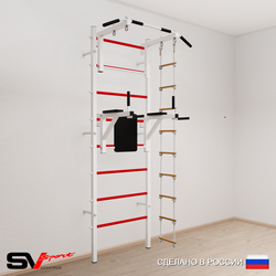 Шведская стенка Sv Sport 572 (Турник стандарт/Брусья/Лестница)