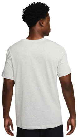Мужская теннисная футболка Nike Court Dri-Fit Printed T-Shirt - серый