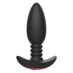 Черная анальная вибропробка 13,5см с пультом ДУ I-Moon Anal Vibrator MY-621
