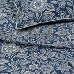 Комплект постельного белья IKEA GLESSTARR (ГЛЕССТАРР), Односпальный, Синий с рисунком, 150x200, 50x80 см